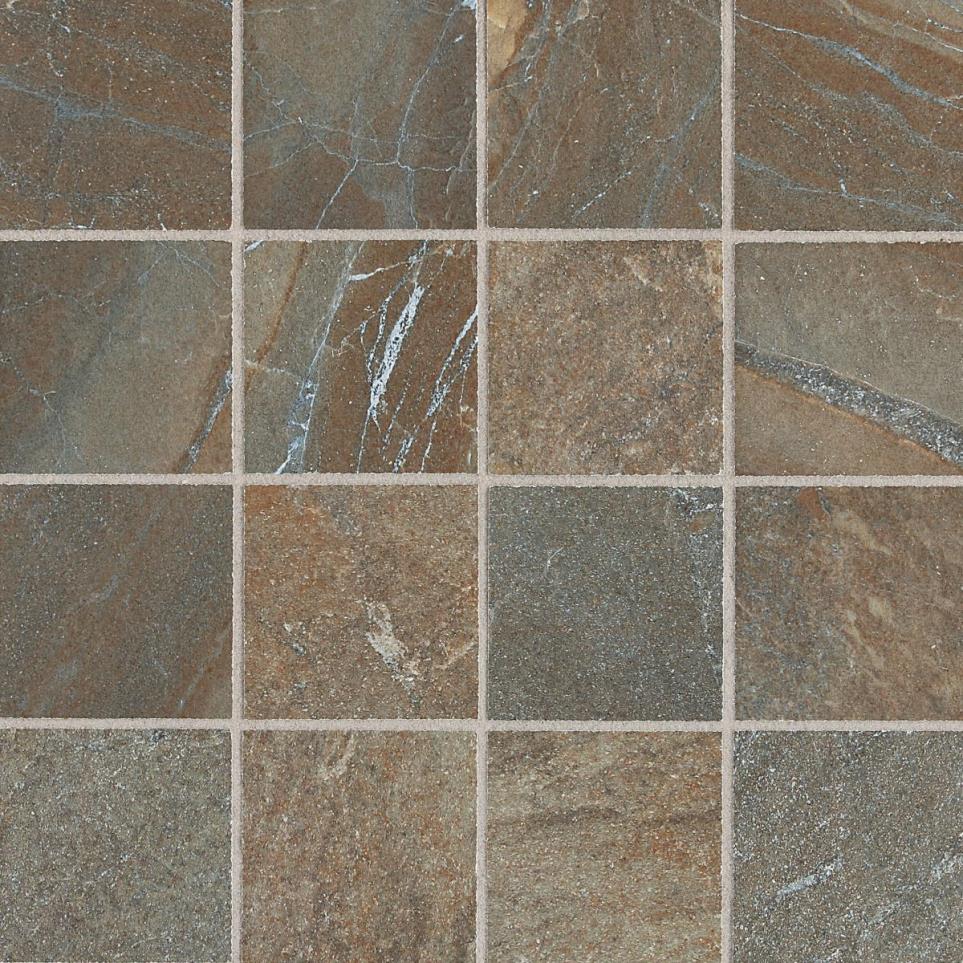 Mosaic Rustic Remnant Matte Brown Tile