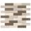 Chenille White And Glass Blend Mix