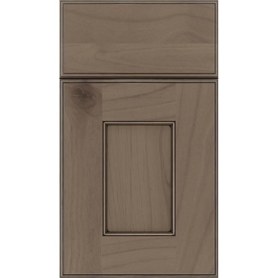 Square Winter Black Glaze Glaze - Stain Square Cabinets
