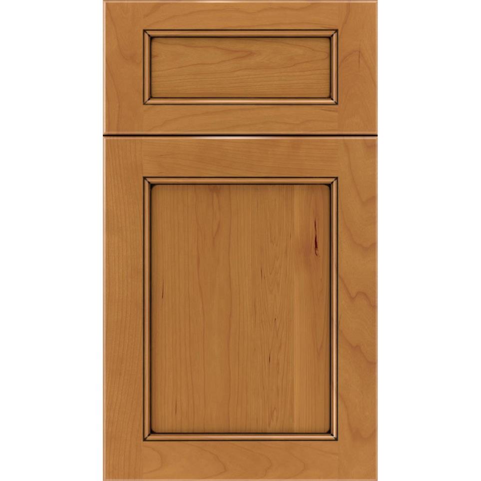 5 Piece Ginger Black Glaze Glaze - Stain 5 Piece Cabinets