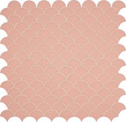 Mosaic Charming Peach Glossy Pink Tile