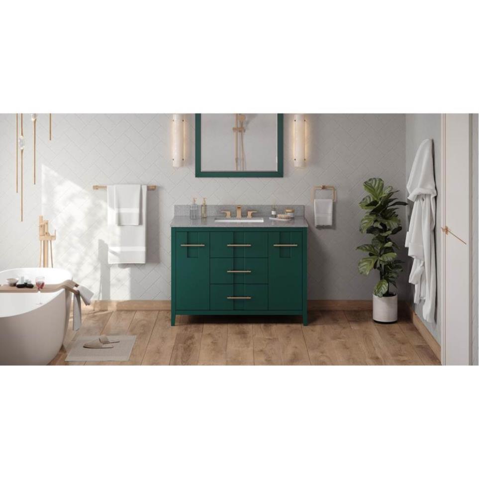 Base with Sink Top Green Green Vanities