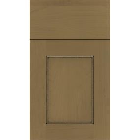 Square Frappe Black Glaze Glaze - Stain Square Cabinets