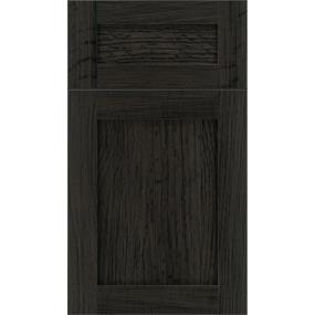 Square Weathered Slate Dark Finish Square Cabinets