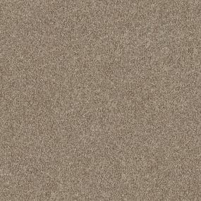 Textured Saxony Pearly Gate Brown Carpet