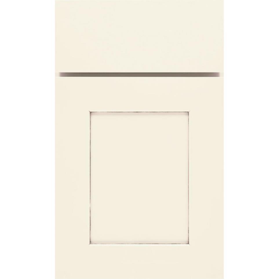 Square Coconut Amaretto Creme Glaze - Paint Square Cabinets
