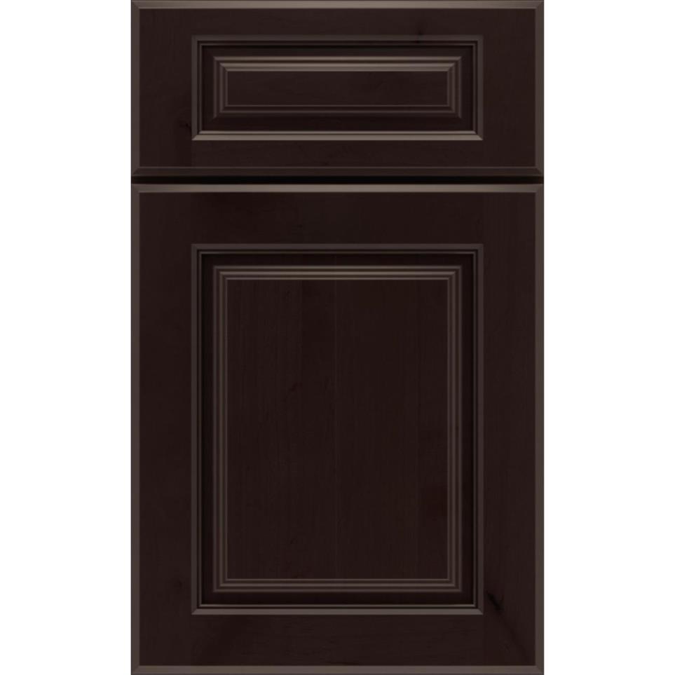 5 Piece Thatch Dark Finish 5 Piece Cabinets