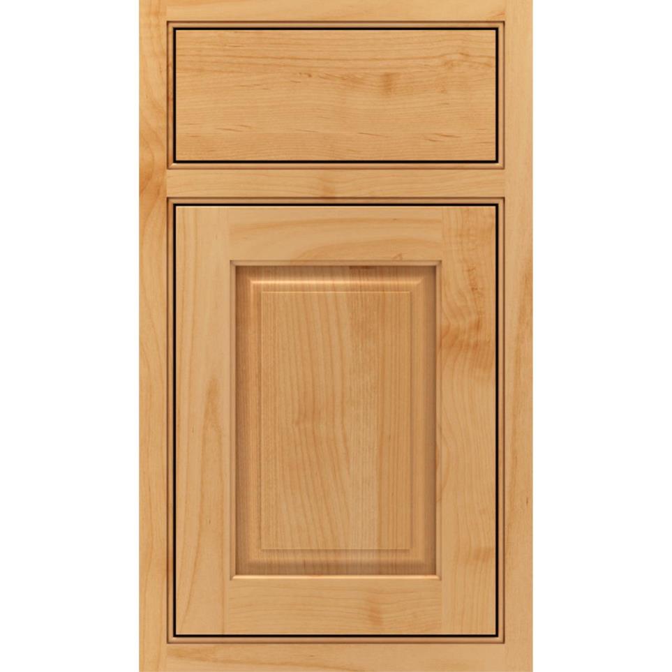 Square Natural Light Finish Square Cabinets