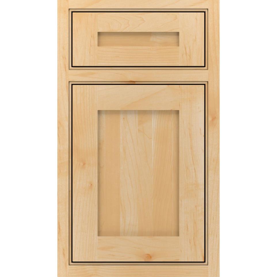 5 Piece Natural Light Finish 5 Piece Cabinets