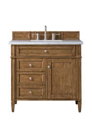 Base with Sink Top Saddle Brown Medium Finish Vanities