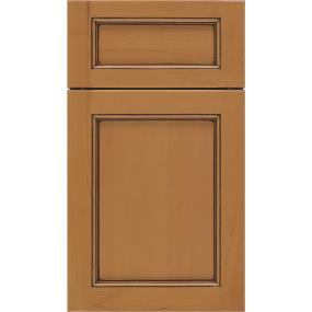 Square Ginger Mocha Glaze Glaze - Stain Square Cabinets