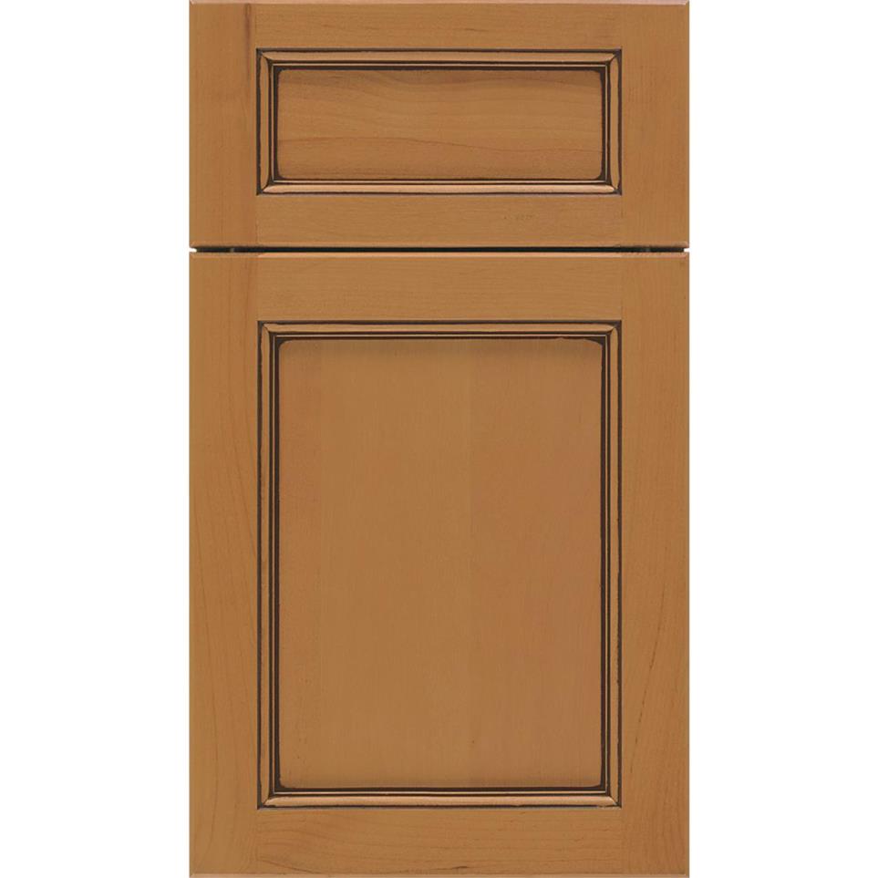 Square Ginger Mocha Glaze Glaze - Stain Square Cabinets