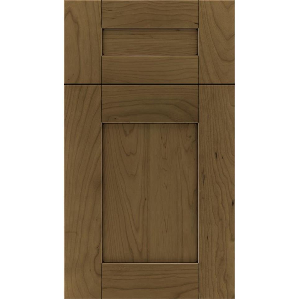 Square Frappe Black Glaze Glaze - Stain Square Cabinets