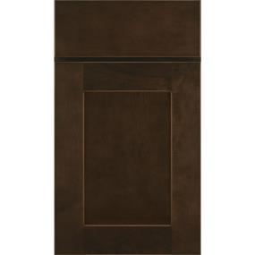 Square Umber Dark Finish Square Cabinets