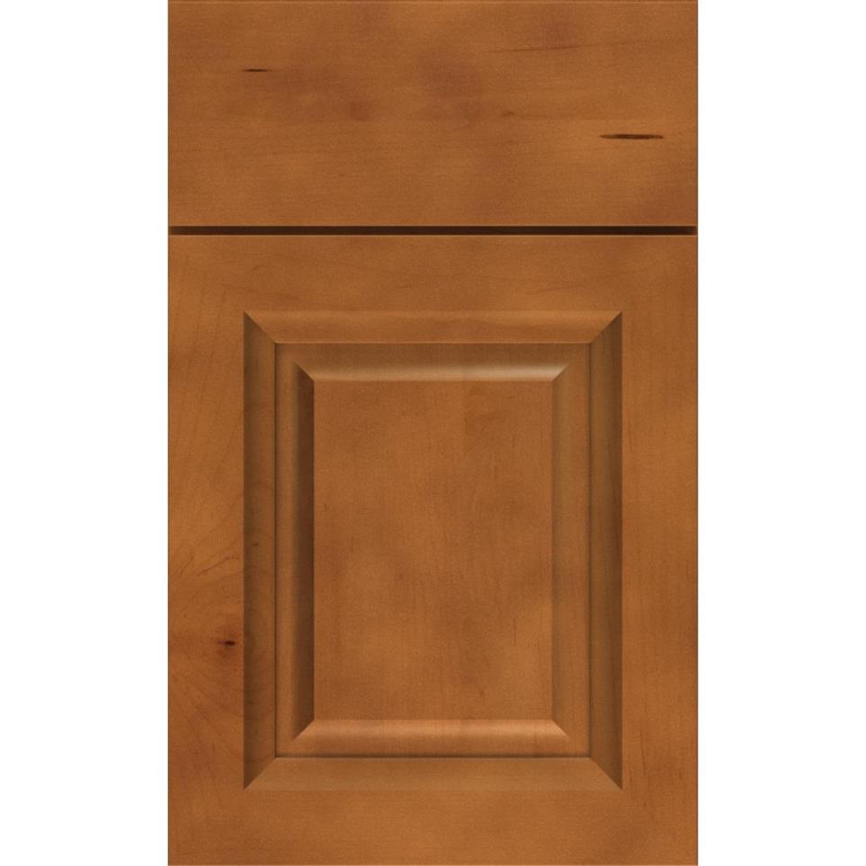 Square Cattail Medium Finish Square Cabinets