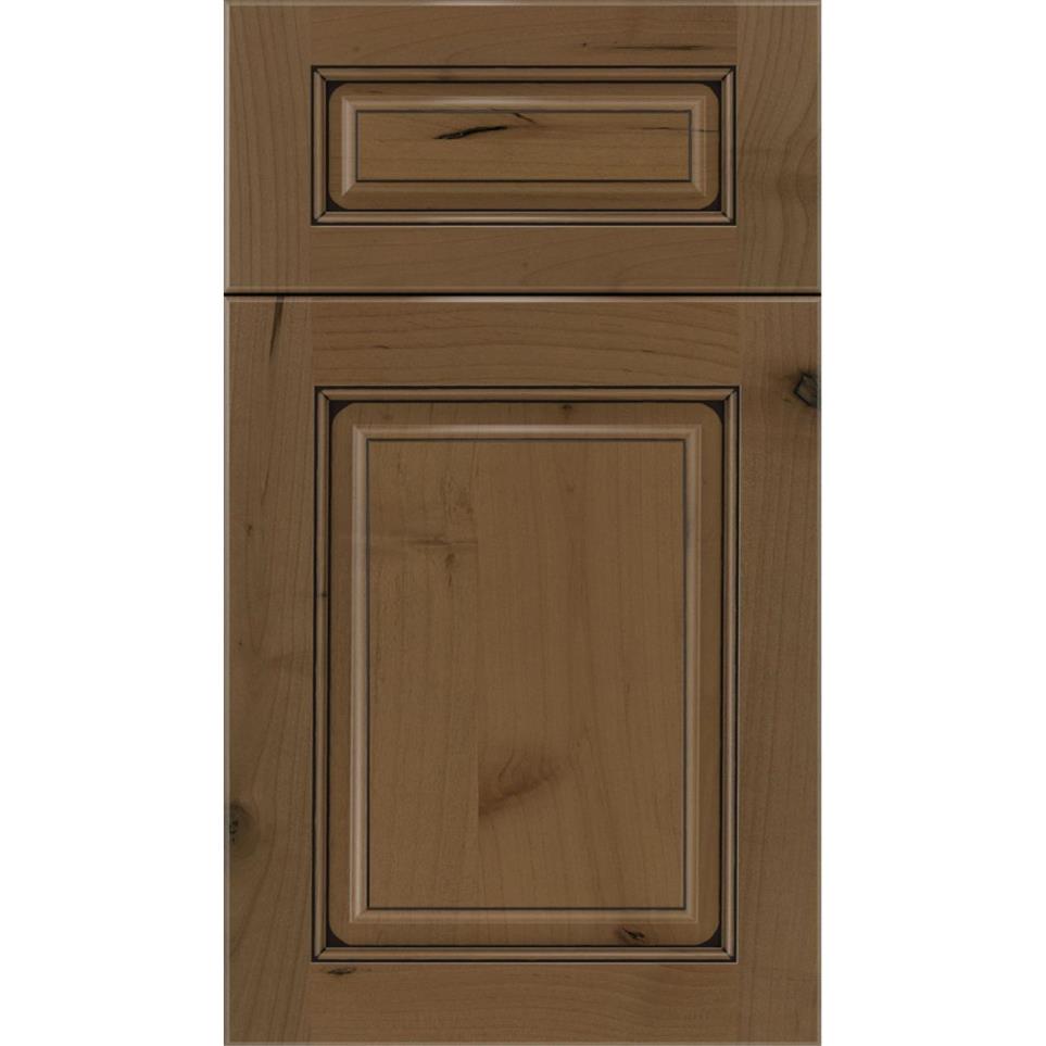Square Tuscan Black Glaze Glaze - Stain Square Cabinets