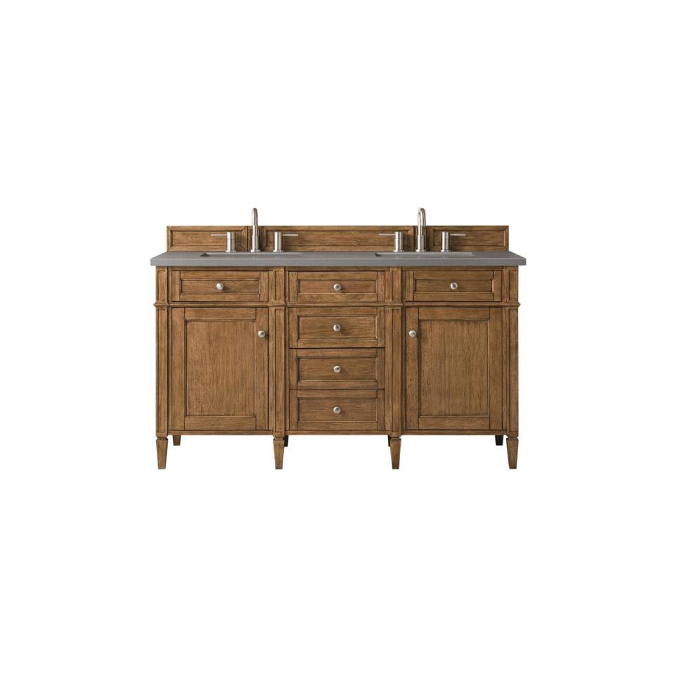 Base with Sink Top Saddle Brown Medium Finish Vanities