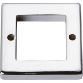 Square Base Polished Chrome Stainless Steel Bases