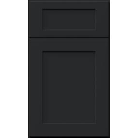 Square Pitch Black Dark Finish Square Cabinets