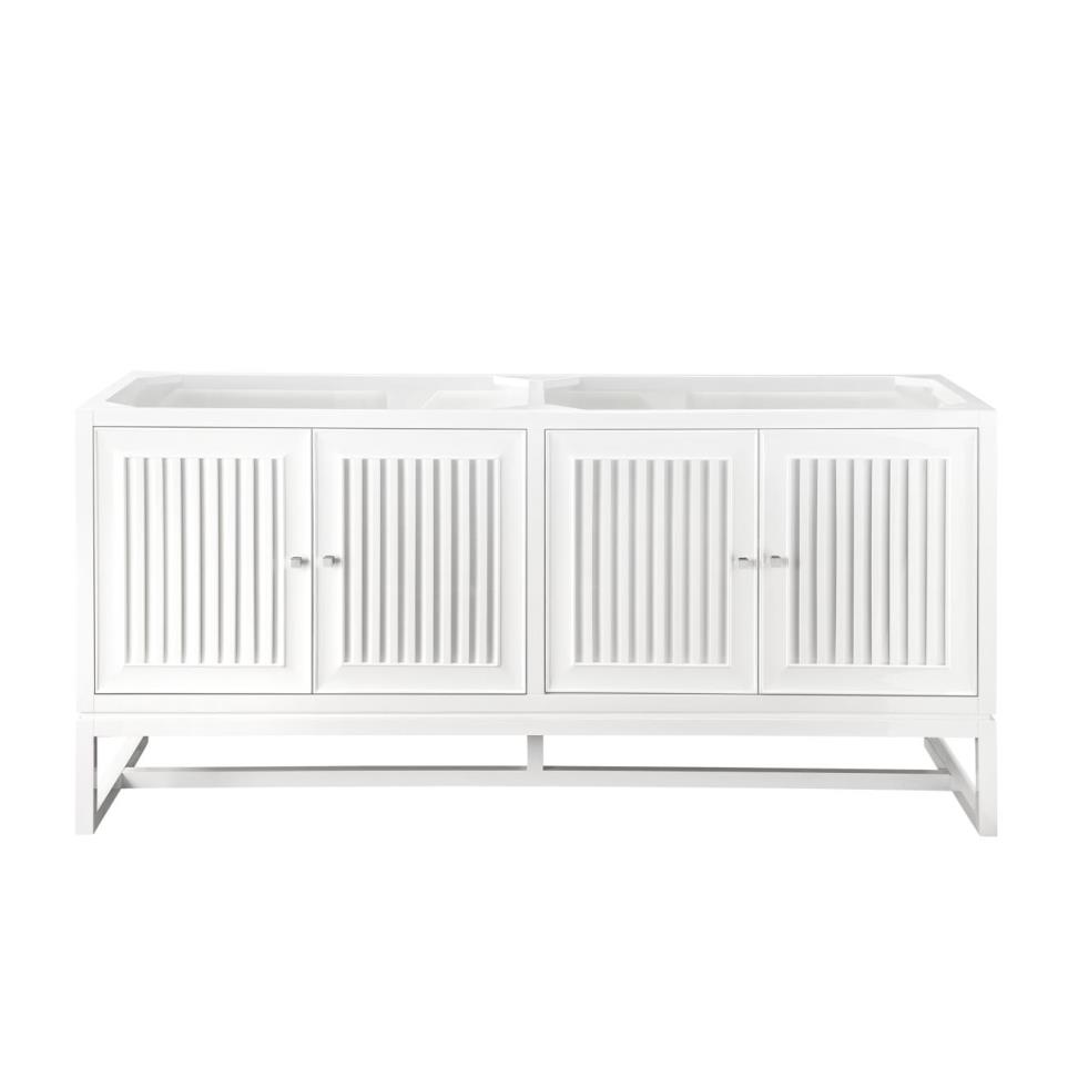 Base with Sink Top Glossy White White Vanities
