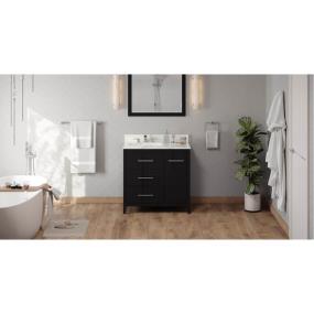 Base with Sink Top Black Grey / Black Vanities