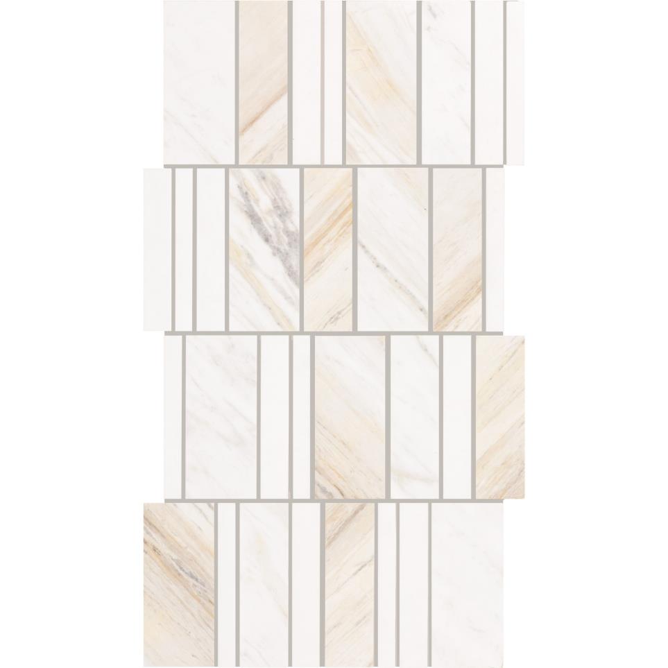 Mosaic Namaste and Thassos Honed Beige/Tan Tile