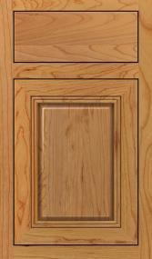 Inset Natural Light Finish Cabinets
