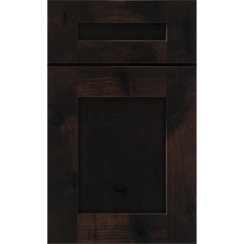 Square Chocolate Dark Finish Square Cabinets