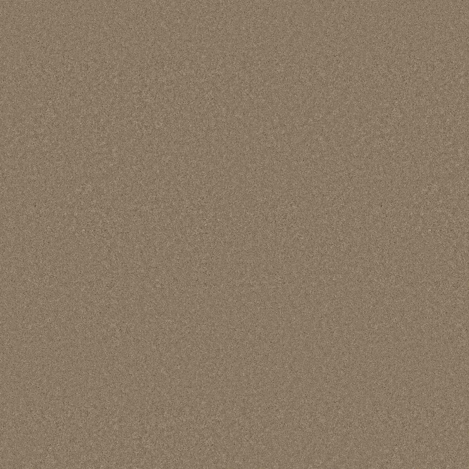 Textured Saxony Tea Cake Brown Carpet