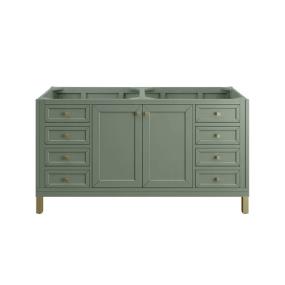 Base with Sink Top Smokey Celadon Green Vanities