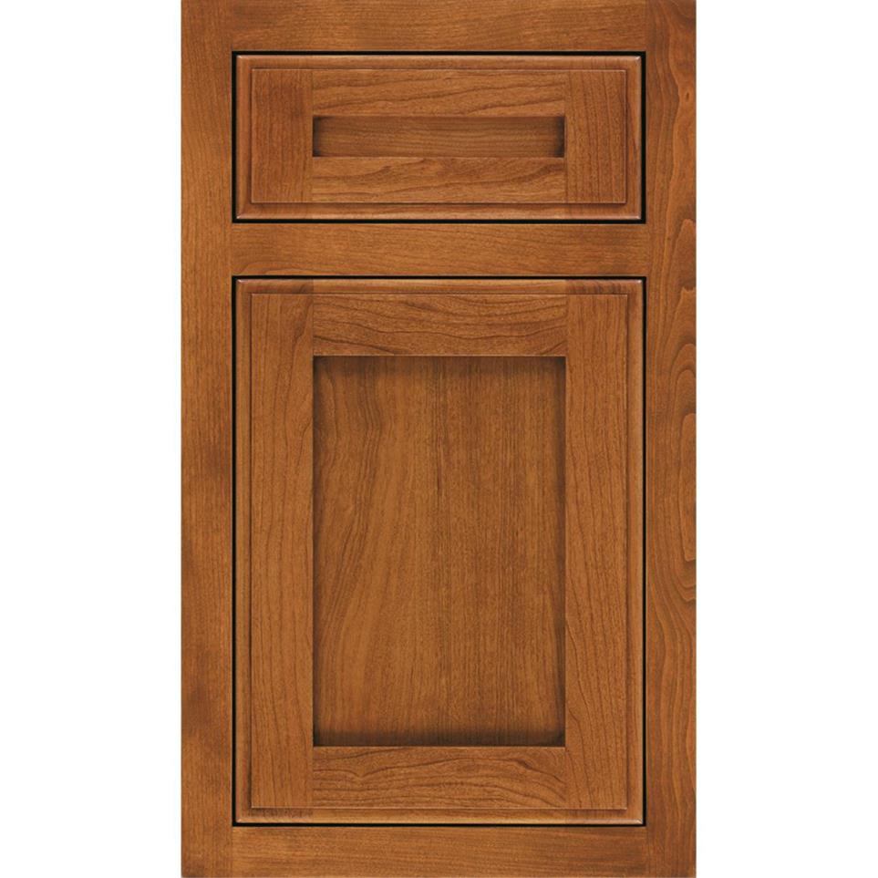 Inset Ruddy Toasted Almond Medium Finish Inset Cabinets