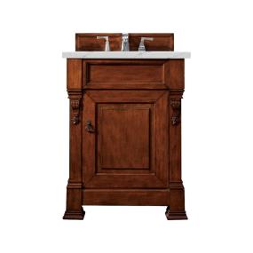 Base with Sink Top Warm Cherry Medium Finish Vanities