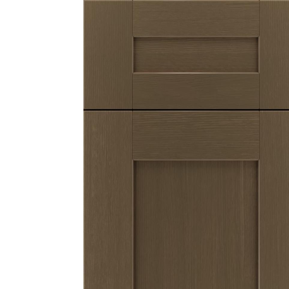 Square Cortado Medium Finish Square Cabinets