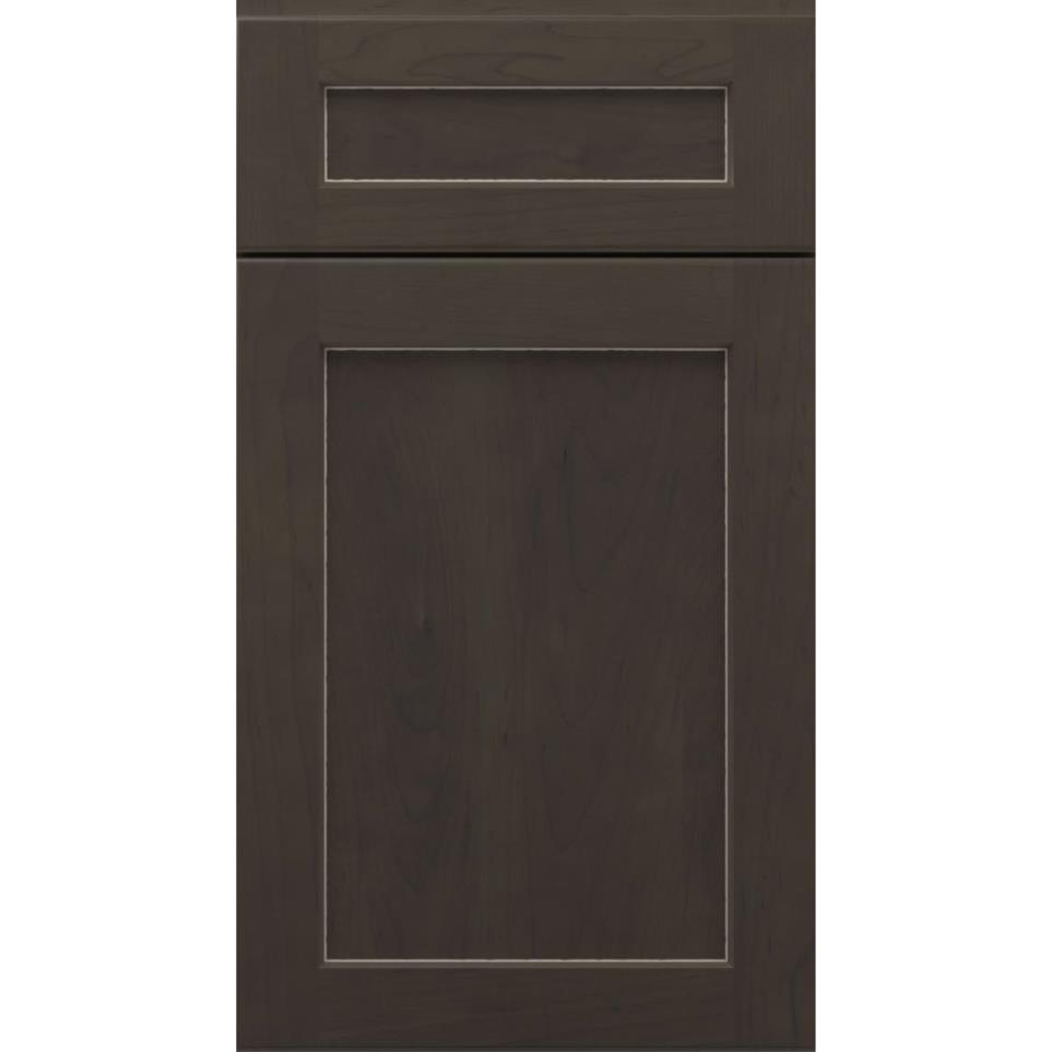 Square Derby Husk Dark Finish Square Cabinets