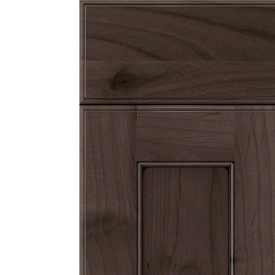 Square Thunder Black Glaze Glaze - Stain Square Cabinets