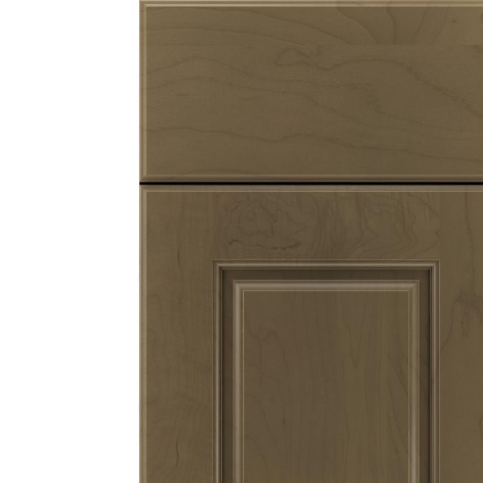 Square Cortado Medium Finish Square Cabinets