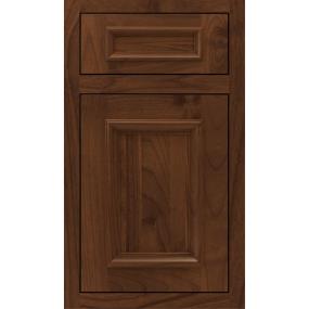 Square Sepia Dark Finish Square Cabinets