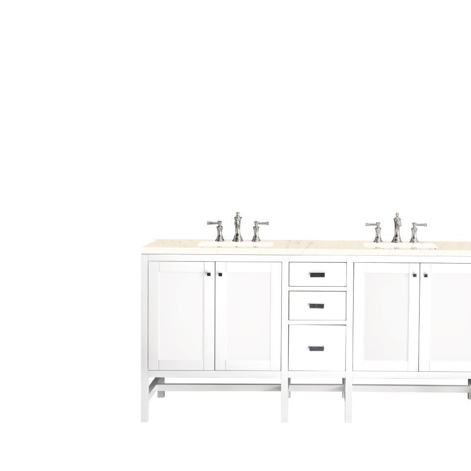 Base with Sink Top Glossy White White Vanities