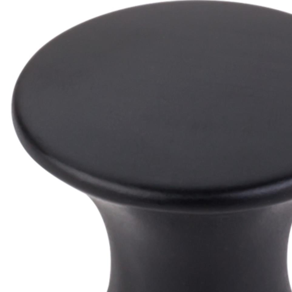 Knob Flat Black Black Knobs