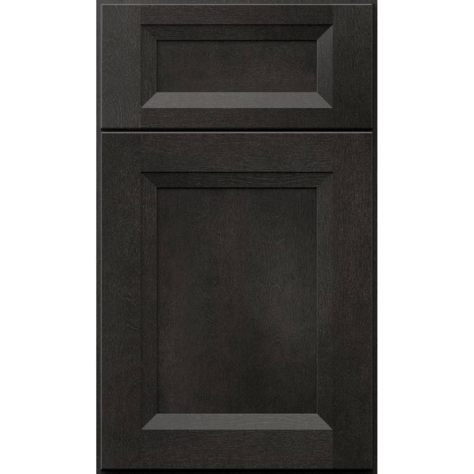 Square Cobblestone Dark Finish Square Cabinets