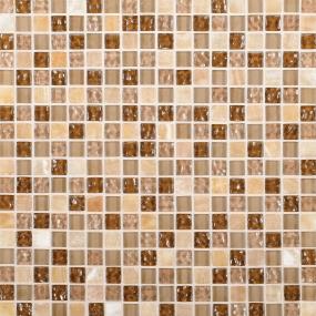 Mosaic Allure Mixed Brown Tile
