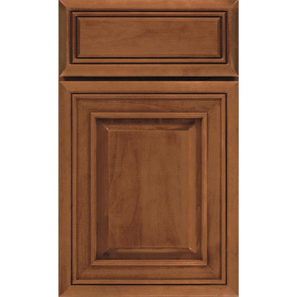 Square Coffee Medium Finish Square Cabinets