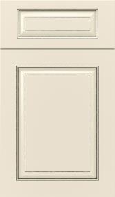 5 Piece Coconut Smoked Caviar Paint - White Cabinets