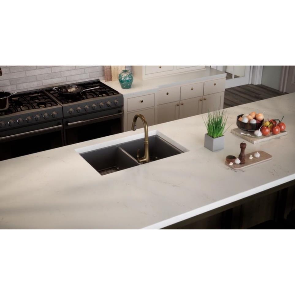Slab Calacatta Delios Grey / Black Quartz Countertops