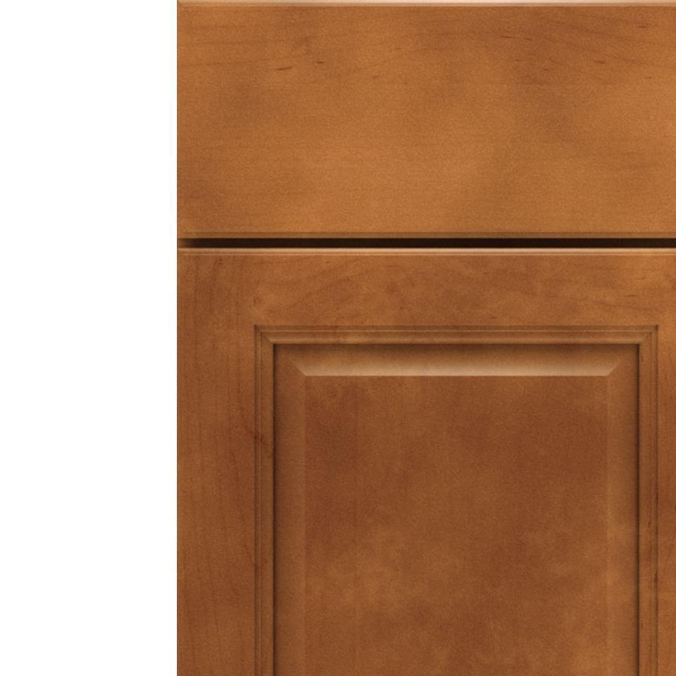 Square Cattail Medium Finish Square Cabinets