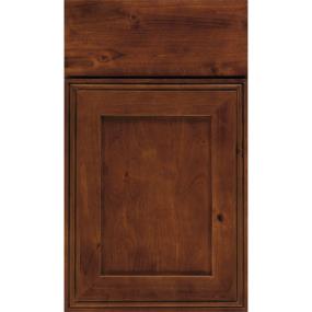 Square Sepia Dark Finish Square Cabinets