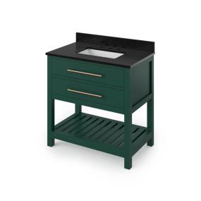 Base with Sink Top Green Green Vanities