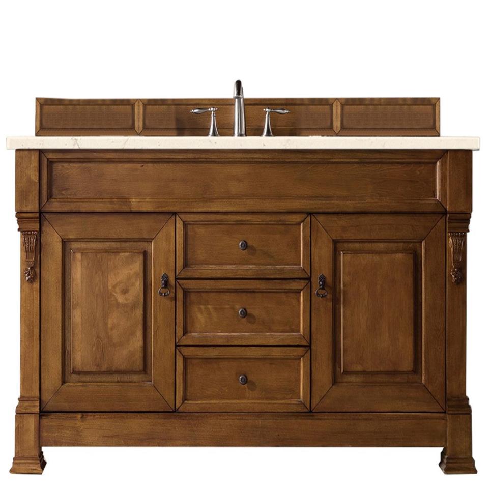 Base with Sink Top Country Oak Medium Finish Vanities