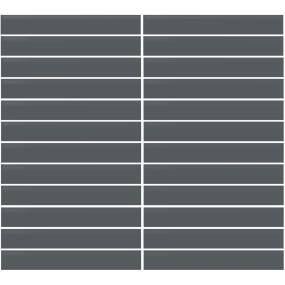 Mosaic Matte Chalkboard Matte Black Tile