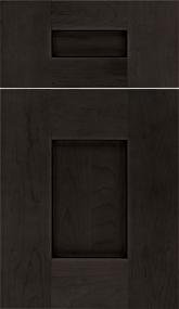 Square Weathered Slate Dark Finish Cabinets